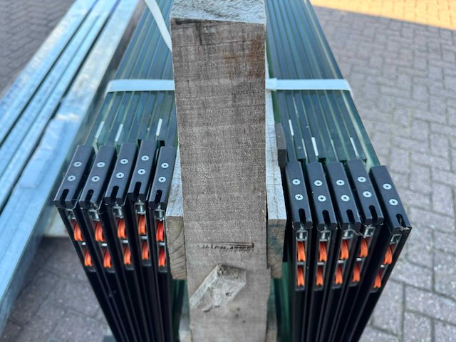 Set glaspanelen - 82cm x 235cm helder (6x3) - afbeelding 8 van  11
