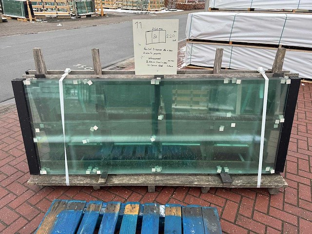 Set glaspanelen - 82x220 helder (4x3) - afbeelding 4 van  9