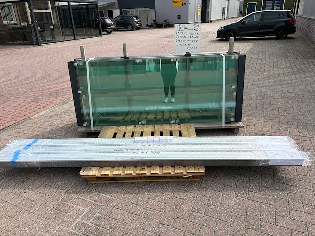 Set glaspanelen - 86cm x 220cm helder (6x3) - afbeelding 6 van  11