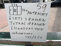 Set glaspanelen - 86cm x 220cm helder (6x3) - afbeelding 10 van  11