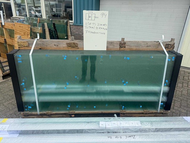 Set glaspanelen - 86cm x 225cm helder (11x3) - afbeelding 6 van  11