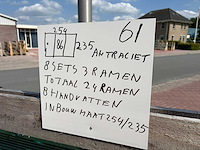 Set glaspanelen - 86cm x 235cm helder (8x3) - afbeelding 8 van  11