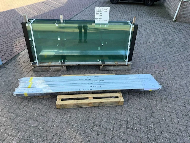 Set glaspanelen - 86cm x 240cm helder (6x3) - afbeelding 9 van  11