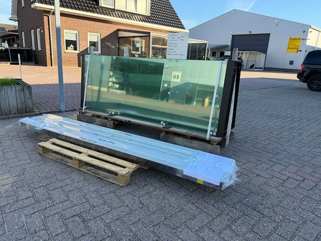 Set glaspanelen - 86cm x 240cm helder (6x3) - afbeelding 5 van  11