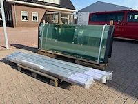 Set glaspanelen - 90, 82 & 78cm x 245cm helder (8x3) - afbeelding 5 van  11