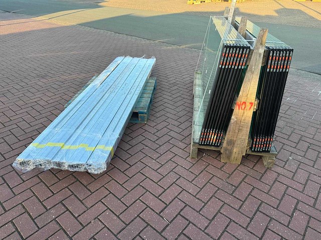 Set glaspanelen - 90cm x 225cm helder (10x3) - afbeelding 4 van  8