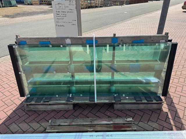 Set glaspanelen - 90cm x 250cm helder (4x3) - afbeelding 5 van  10