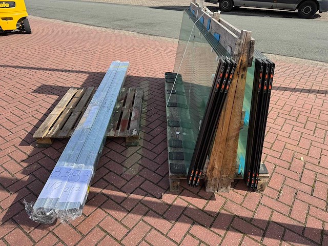 Set glaspanelen - 90cm x 250cm helder (4x3) - afbeelding 6 van  10