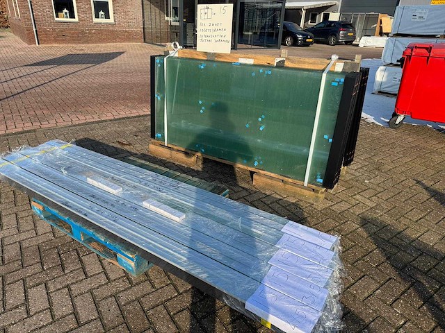 Set glaspanelen - 90x210 helder (10x3) - afbeelding 5 van  11