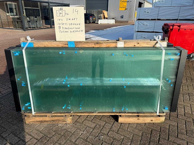 Set glaspanelen - 90x230 helder (10x3) - afbeelding 6 van  11