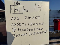 Set glaspanelen - 90x230 helder (10x3) - afbeelding 10 van  11