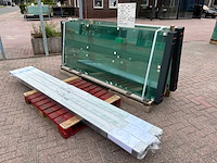 Set glaspanelen - 94 & 98cm x 245cm helder (6x3) - afbeelding 4 van  10