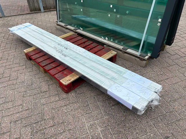 Set glaspanelen - 94 & 98cm x 245cm helder (6x3) - afbeelding 6 van  10
