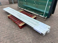 Set glaspanelen - 94 & 98cm x 245cm helder (6x3) - afbeelding 6 van  10