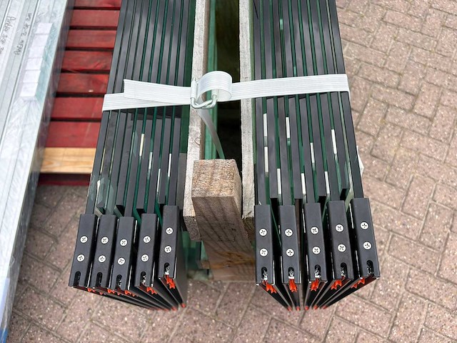 Set glaspanelen - 94 & 98cm x 245cm helder (6x3) - afbeelding 7 van  10