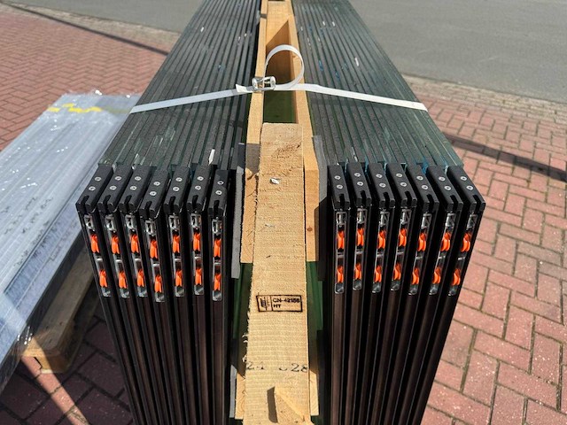 Set glaspanelen - 94cm x 215cm helder (10x3) - afbeelding 8 van  11