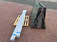 Set glaspanelen - 94cm x 220cm helder (4x3) - afbeelding 7 van  11