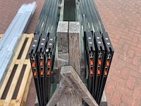 Set glaspanelen - 94cm x 220cm helder (4x3) - afbeelding 8 van  11