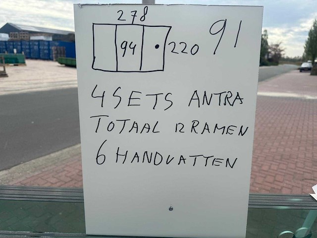 Set glaspanelen - 94cm x 220cm helder (4x3) - afbeelding 9 van  11