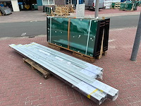 Set glaspanelen - 94cm x 230cm helder (6x3 & 4x4) - afbeelding 4 van  10