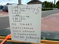 Set glaspanelen - 94cm x 230cm helder (6x3 & 4x4) - afbeelding 8 van  10