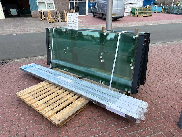 Set glaspanelen - 94cm x 240cm helder (5x3) - afbeelding 5 van  11