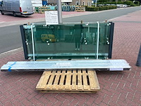Set glaspanelen - 94cm x 240cm helder (5x3) - afbeelding 6 van  11