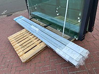 Set glaspanelen - 94cm x 240cm helder (5x3) - afbeelding 7 van  11