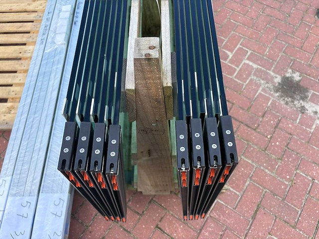 Set glaspanelen - 94cm x 240cm helder (5x3) - afbeelding 9 van  11
