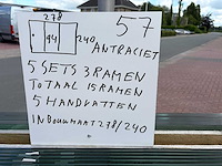 Set glaspanelen - 94cm x 240cm helder (5x3) - afbeelding 10 van  11