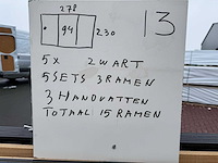 Set glaspanelen - 94x230 getint (5x3) - afbeelding 8 van  10