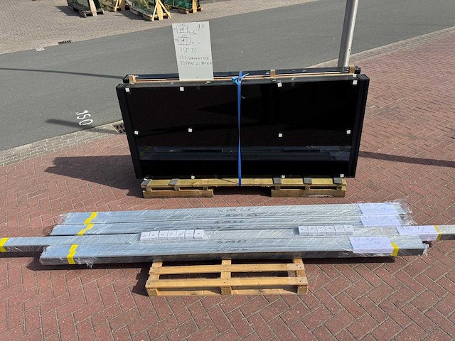 Set glaspanelen - 98 cm x 225cm getint (6x3) & (1x4) - afbeelding 5 van  7