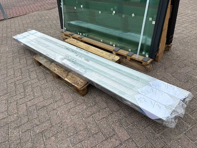 Set glaspanelen - 98cm x 205cm helder (6x3) - afbeelding 5 van  11