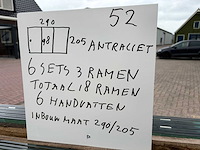 Set glaspanelen - 98cm x 205cm helder (6x3) - afbeelding 7 van  7