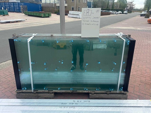 Set glaspanelen - 98cm x 210cm helder (10x3) - afbeelding 6 van  11