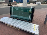 Set glaspanelen - 98cm x 210cm helder (10x3) - afbeelding 7 van  11