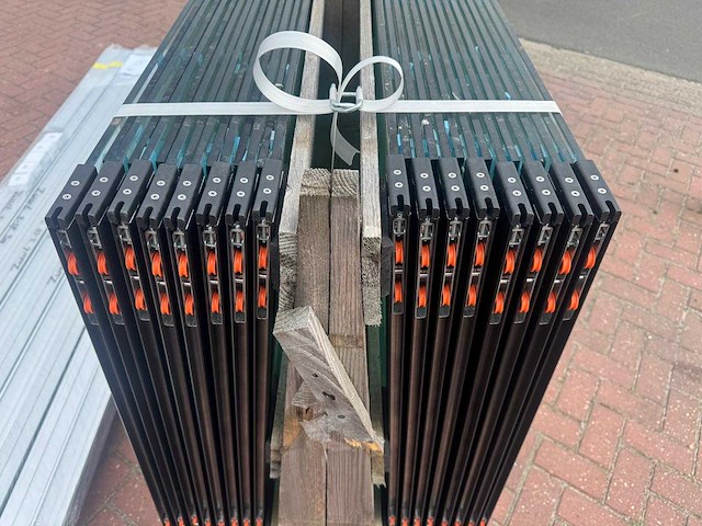 Set glaspanelen - 98cm x 210cm helder (10x3) - afbeelding 3 van  11