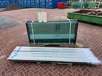 Set glaspanelen - 98cm x 215cm helder (10x3) - afbeelding 6 van  11