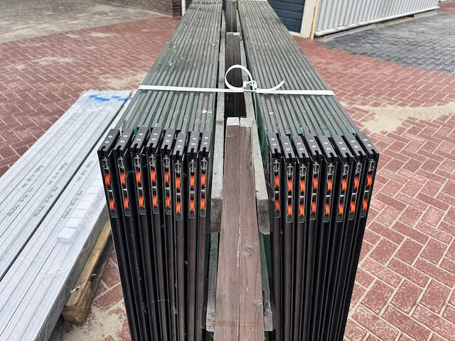 Set glaspanelen - 98cm x 215cm helder (10x3) - afbeelding 8 van  11