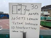 Set glaspanelen - 98cm x 215cm helder (10x3) - afbeelding 10 van  11