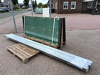 Set glaspanelen - 98cm x 215cm helder (4x4) - afbeelding 3 van  9