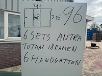 Set glaspanelen - 98cm x 215cm helder (6x3) - afbeelding 10 van  11