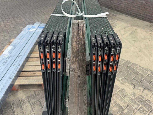 Set glaspanelen - 98cm x 215cm helder (6x3) - afbeelding 7 van  11