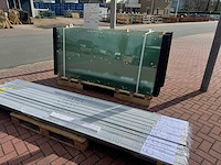 Set glaspanelen - 98cm x 220cm helder (10x3) - afbeelding 5 van  11