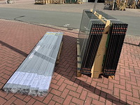 Set glaspanelen - 98cm x 220cm helder (10x3) - afbeelding 7 van  11