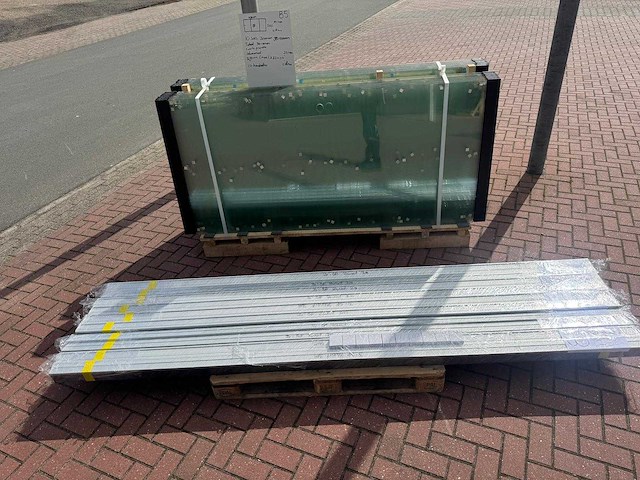 Set glaspanelen - 98cm x 220cm helder (10x3) - afbeelding 9 van  11