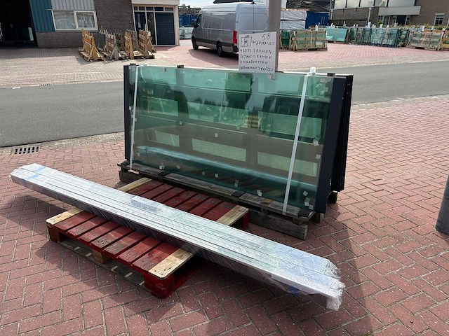 Set glaspanelen - 98cm x 220cm helder (4x3) - afbeelding 5 van  11