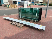 Set glaspanelen - 98cm x 220cm helder (4x4) - afbeelding 3 van  10