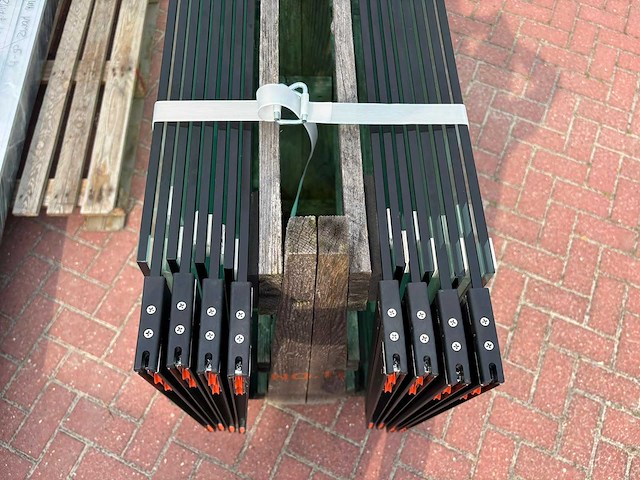 Set glaspanelen - 98cm x 220cm helder (4x4) - afbeelding 6 van  10