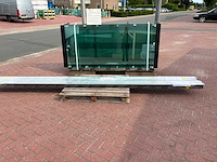 Set glaspanelen - 98cm x 220cm helder (4x4) - afbeelding 5 van  10